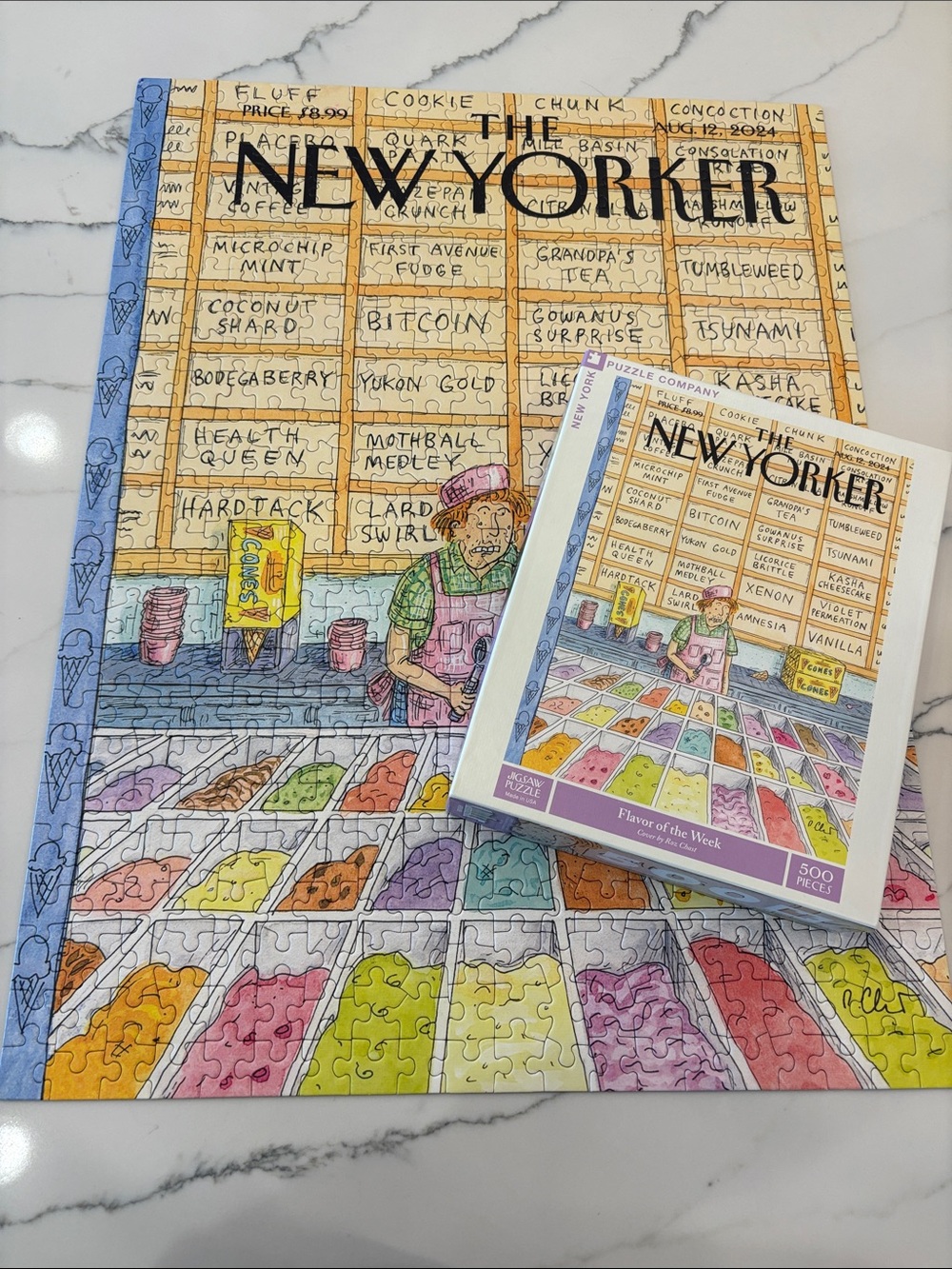 The New Yorker "Flavor of the Week" 500-Piece Jigsaw Puzzle - Multicolor